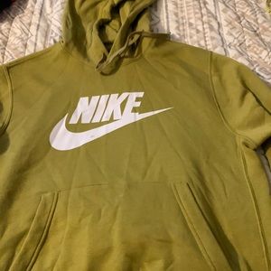 Olive green Nike Hoodie